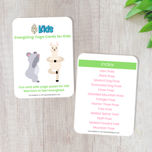Load image into Gallery viewer, Energizing Yoga Cards for Kids