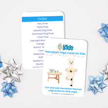 Load image into Gallery viewer, Hanukkah Themed Yoga Cards for Kids