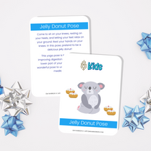 Load image into Gallery viewer, Hanukkah Themed Yoga Cards for Kids