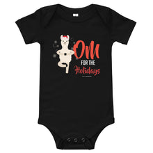 Load image into Gallery viewer, OM For The Holidays Baby short Sleeve Onesie