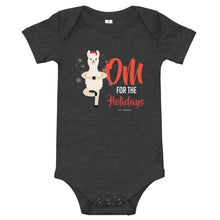 Load image into Gallery viewer, OM For The Holidays Baby short Sleeve Onesie