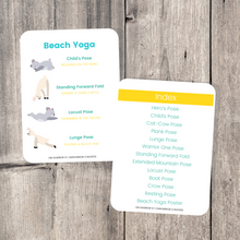 Load image into Gallery viewer, Beach Yoga Cards for Kids
