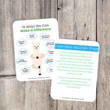 Load image into Gallery viewer, Earth Day Yoga Cards for Kids
