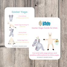Load image into Gallery viewer, Easter Yoga Cards for Kids