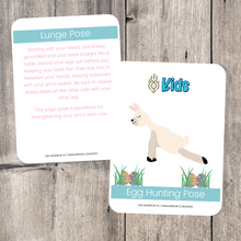 Load image into Gallery viewer, Easter Yoga Cards for Kids