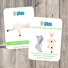 Load image into Gallery viewer, teacher, this is a wonderful resource for children to build their own yoga and mindfulness practice. Use these cards as warm-up activities, brain breaks, a transition between activities, or simply as a fun and engaging yoga and meditation activities.