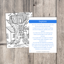 Load image into Gallery viewer, teacher, this is a wonderful resource for children to build their own yoga and mindfulness practice. Use these cards as warm-up activities, brain breaks, a transition between activities, or simply as a fun and engaging yoga and meditation activities.