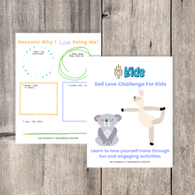 Load image into Gallery viewer, Whether you are a parent practicing yoga with your child, an educator, or a kids yoga teacher, this is a wonderful resource for children to build their own yoga and mindfulness practice. Use these activities as warm-up exercises, brain breaks, or a transition between other activities.