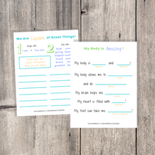 Load image into Gallery viewer, Whether you are a parent practicing yoga with your child, an educator, or a kids yoga teacher, this is a wonderful resource for children to build their own yoga and mindfulness practice. Use these activities as warm-up exercises, brain breaks, or a transition between other activities.