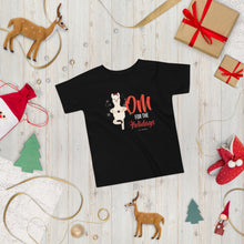 Load image into Gallery viewer, OM For The Holidays Toddler Short Sleeve Tee