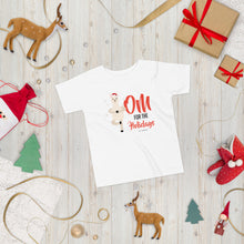 Load image into Gallery viewer, OM For The Holidays Toddler Short Sleeve Tee