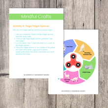 Load image into Gallery viewer, Whether you are a parent practicing yoga with your child, an educator, or a kids yoga teacher, this is a wonderful resource for children to build their own yoga and mindfulness practice. Use these activities as warm-up activities, brain breaks, a transition between activities, or part of your daily schedule or routine.