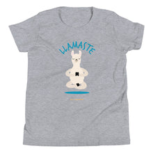 Load image into Gallery viewer, Llamaste Youth Short Sleeve T-Shirt
