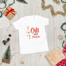 Load image into Gallery viewer, OM For The Holidays Youth Short Sleeve T-Shirt