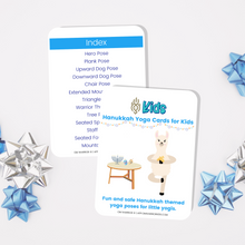 Load image into Gallery viewer, Hanukkah Themed Yoga Cards for Kids
