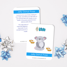 Load image into Gallery viewer, Hanukkah Themed Yoga Cards for Kids
