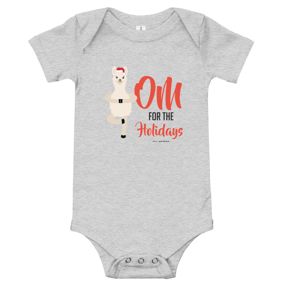 OM For The Holidays Baby short Sleeve Onesie
