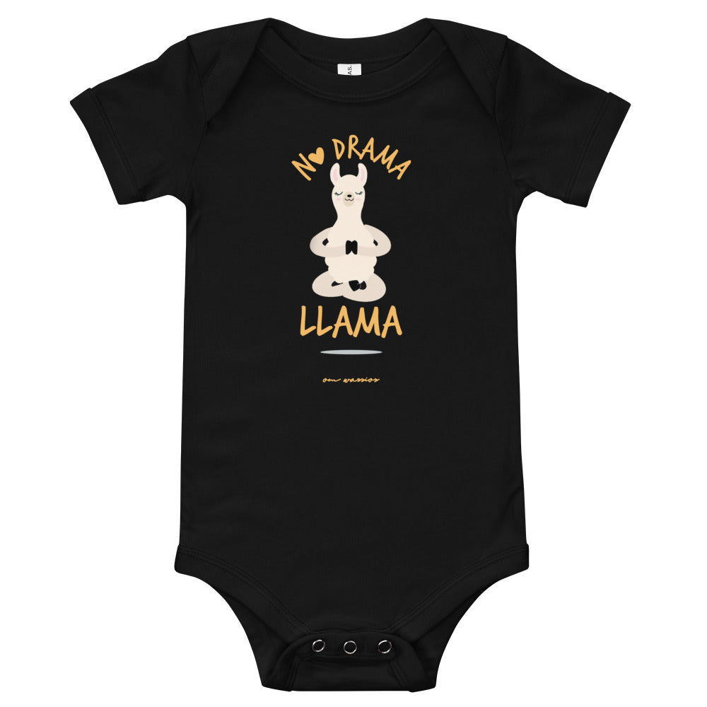 No Drama Llama Baby Short Sleeve Onesie