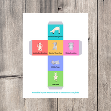 Load image into Gallery viewer, teacher, this is a wonderful resource for children to build their own yoga and mindfulness practice. Use these cards as warm-up activities, brain breaks, a transition between activities, or simply as a fun and engaging yoga and meditation activities.
