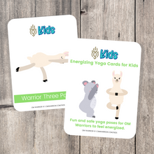 Load image into Gallery viewer, teacher, this is a wonderful resource for children to build their own yoga and mindfulness practice. Use these cards as warm-up activities, brain breaks, a transition between activities, or simply as a fun and engaging yoga and meditation activities.
