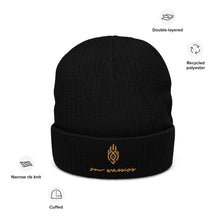 Load image into Gallery viewer, OM Warrior Recycled Cuffed Beanie
